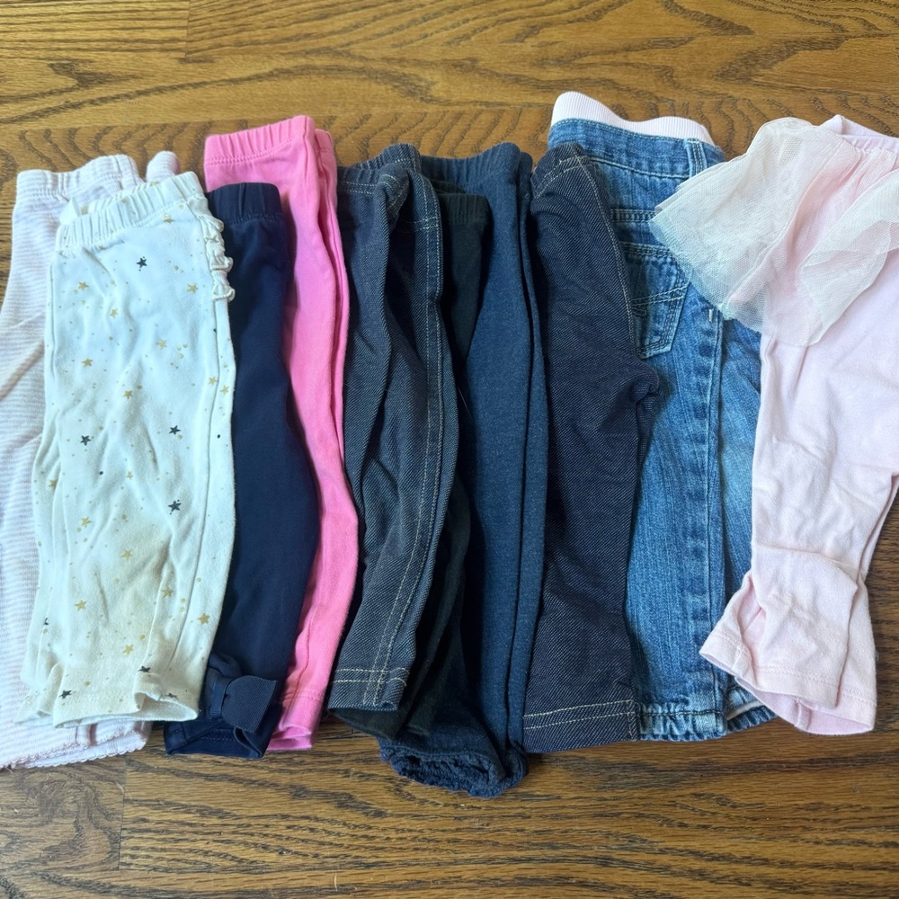 Girls 9mo pants bundle